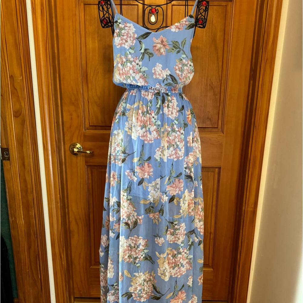 Abercrombie & Fitch, Size - Medium, Light Blue with Flowers